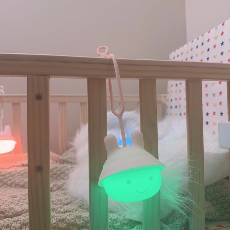 Bluejw Light Mini Hanging Lovely Small LED Silicone Lamp - Kids Night Light - Portable Silicone Night Lights for Bedroom, Nursery Decor - Image 2